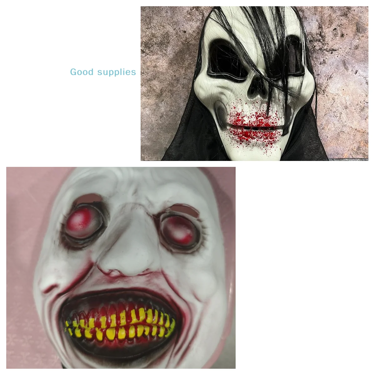 1PC Halloween Geist Gesicht Maske Schrei Horror Gesicht Mesh Atmungsaktive Schädel Headcovers Horror Party Halloween Cosplay Requisiten