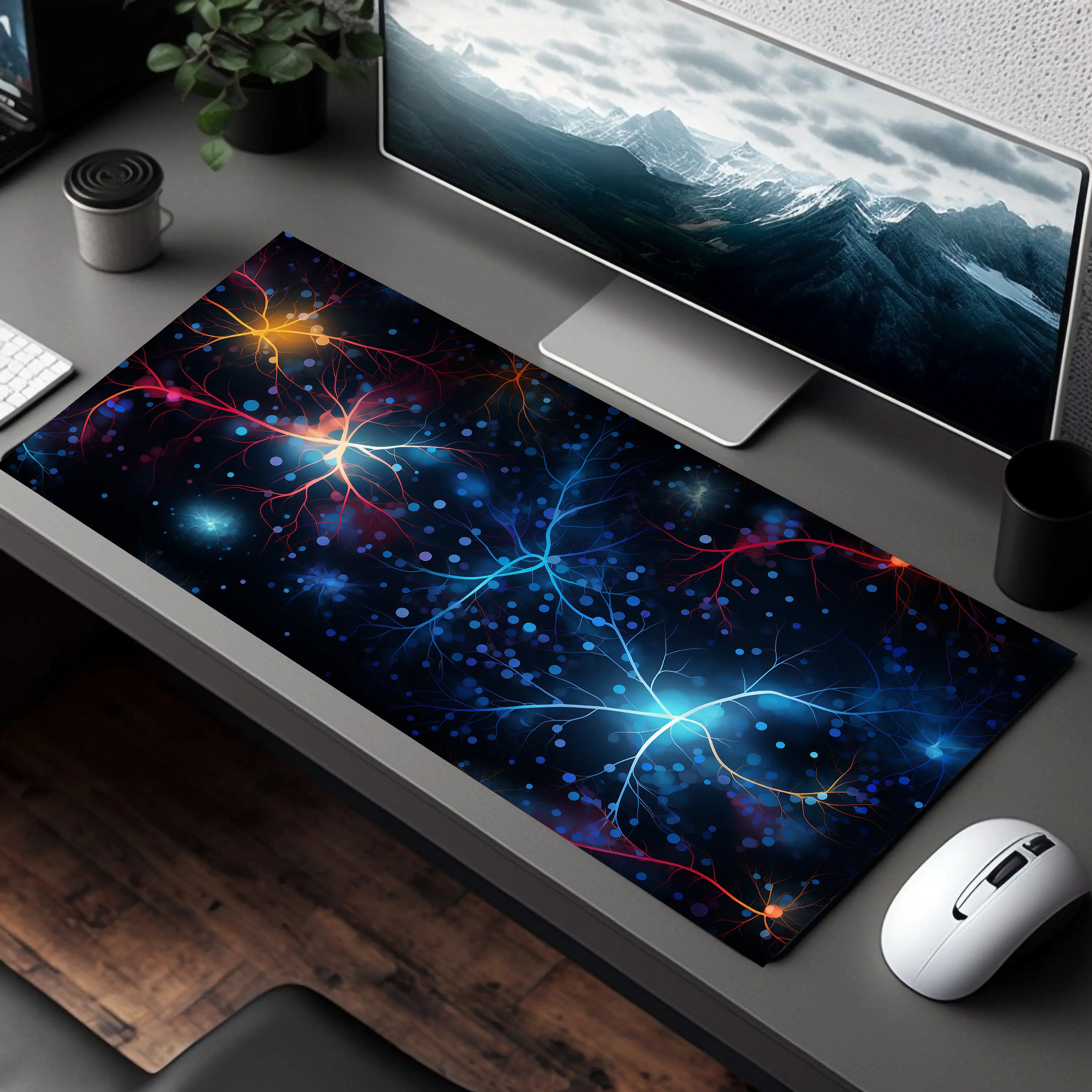 

Neural Network Deskmat,non-slip and Waterproof Gaming Mouse Pad,office Gaming Table Decorative Mat,the Perfect Gift for Friends.