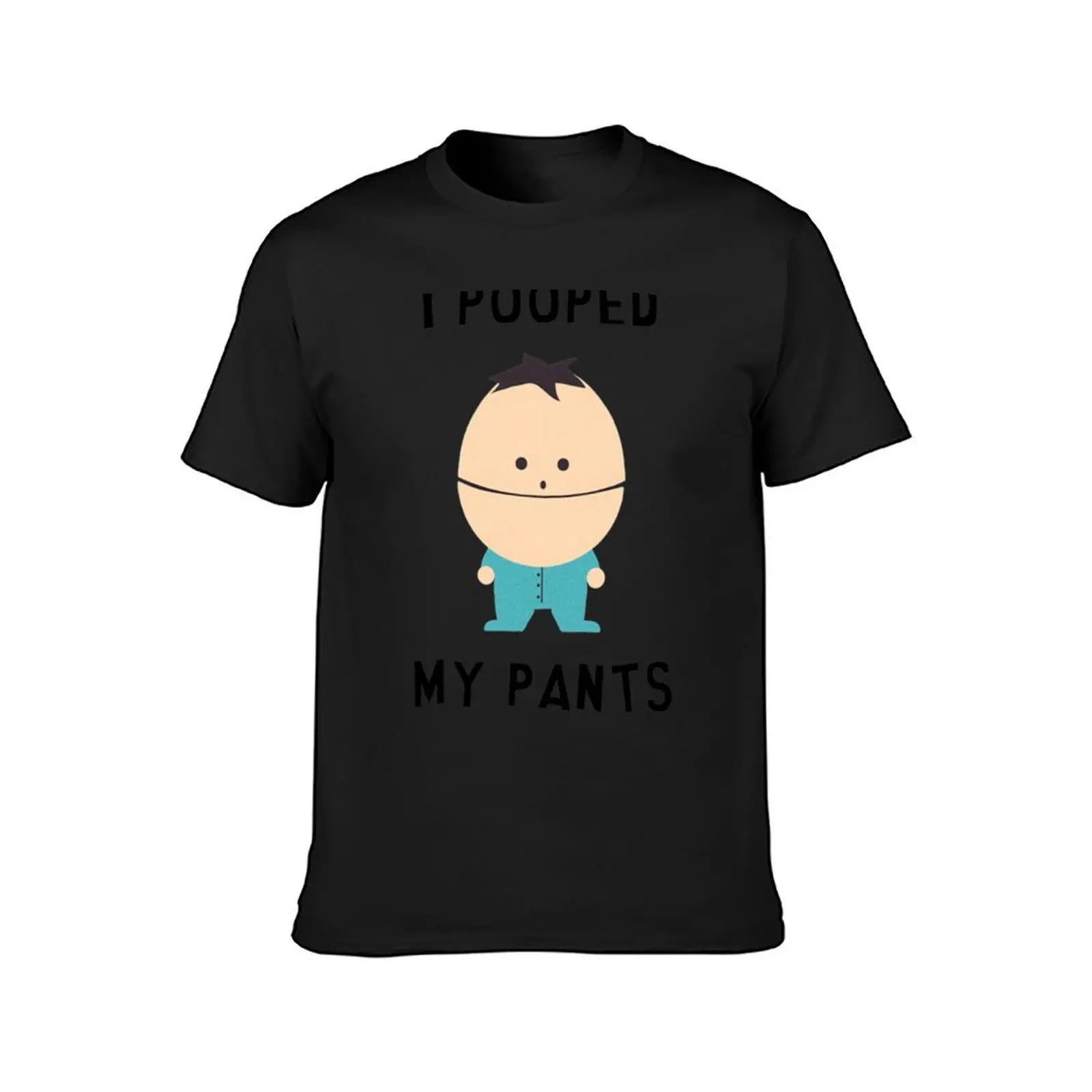 I pooped my pants T-Shirt anime clothes tees boys animal print mens cotton t shirts