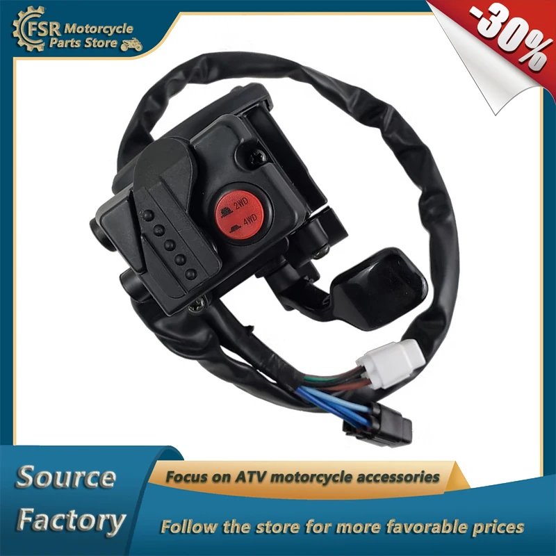 

RIGHT HANDLE SWITCH,Fits SEGWAY ATV Snarler AT6 S/L E5/T3b,P/N:A01M51100003,Quad buggy parts