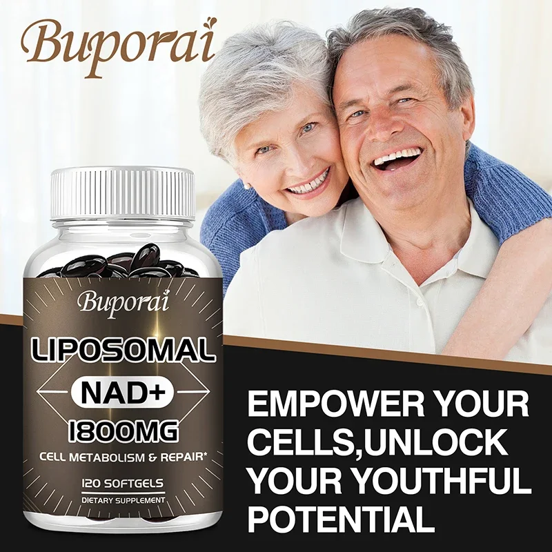 Liposomal NAD Supplement - Aging Defense, Cellular Energy, Heart & Brain Function,Longevity