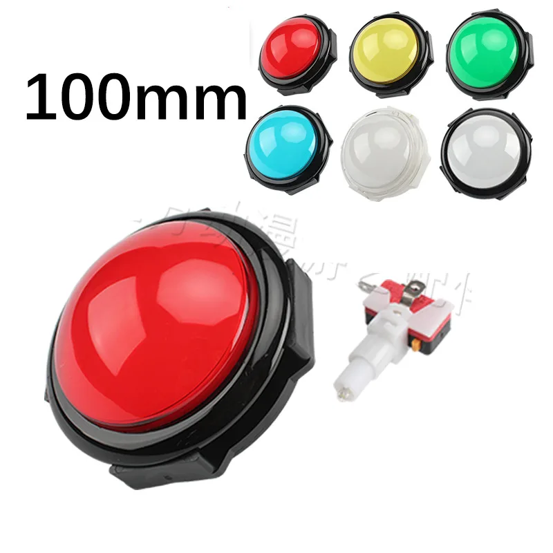 100mm Spherical Convex Game Console Buttons Quick Response 10 Sec Switch Activation Good Sound Quality for Enhanced Gaming