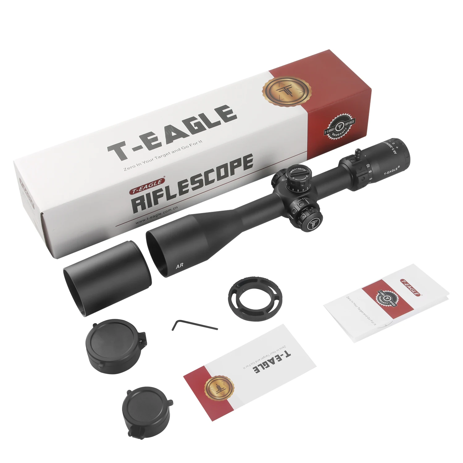 Imagem -06 - T-eagle-riflescope Tático Iluminado para Airgun Visão Compacta Vidro Gravado Óptica de Caça Airgun Fit. 3850bmg Ar530x50ir