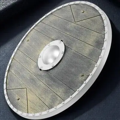 

1pc Shield Lightweight Plastic Roman Style Medieval Viking Warrior Costume Accessory For Halloween Party Stage Performance