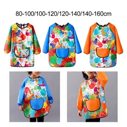 Çocuklar Sanat Önlüğü Anaokulu Yumuşak Cepli Pratik Boya Önlüğü Boya Önlüğü