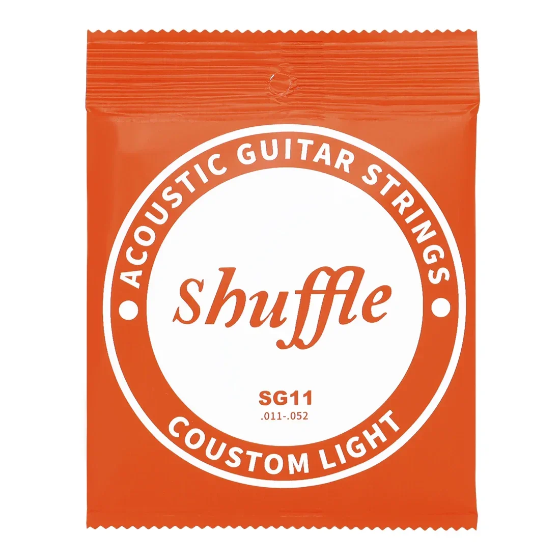 Corde per chitarra acustica Shuffle Corde in lega esagonale Corde per chitarra folk professionale per principianti in rame Parti di chitarra