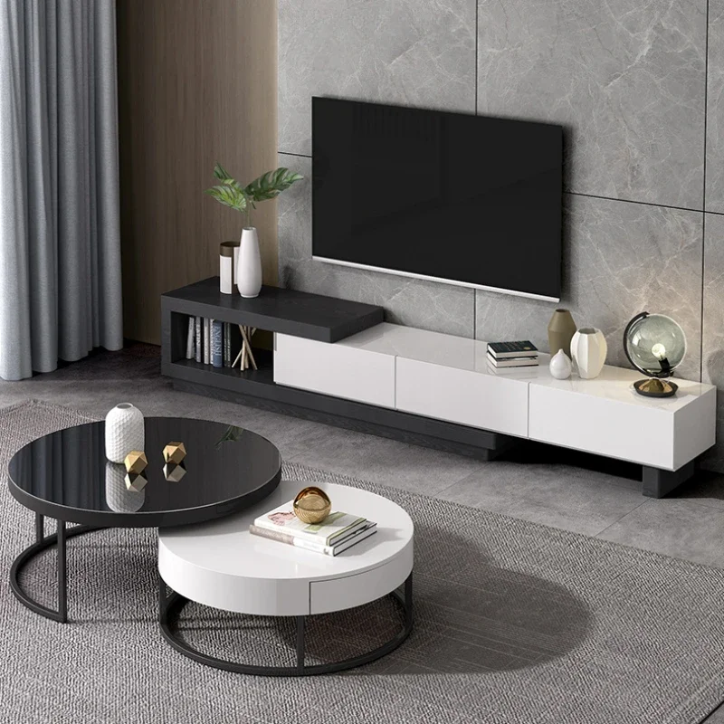 Floating Tv Furniture Wall Cabinet Modern Entertainment Center Pedestal Stand Luxury Offer Wooden Mueble Televisor Room Mobile