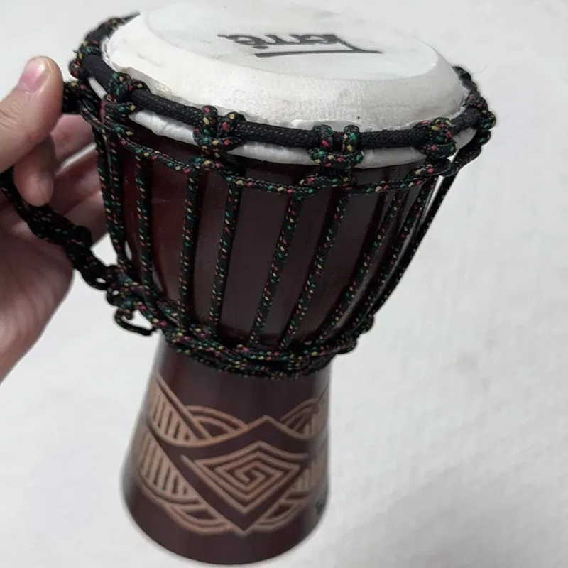 Children Beginner Small African Drum Solid Wood Portable 6/7/8/10 Inch Djembe Drum Mini Percussion Musical Instruments - view 6