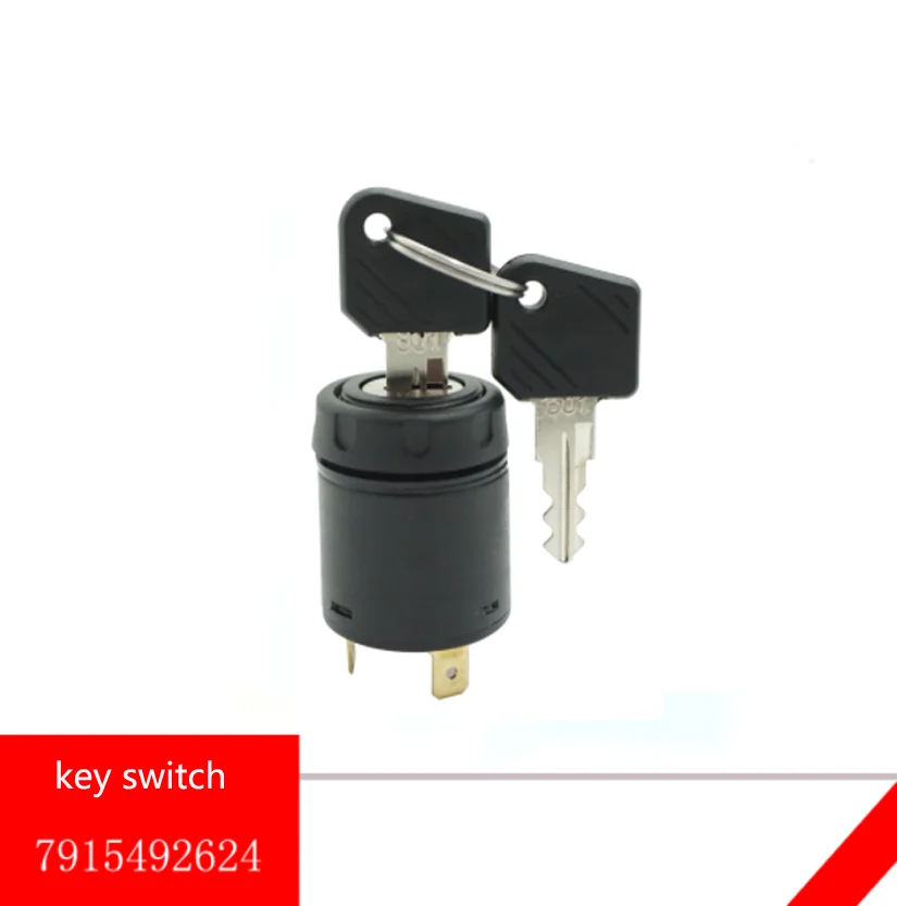 Fit For Linde Forklift Key Switch Ignition Start Up Switch Electric Door Lock 7915492624 Key 801/802/633