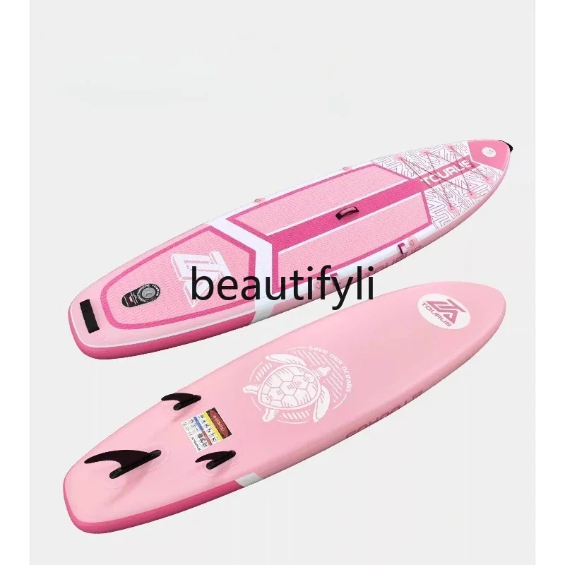

yj21 Inflatable paddle board surfing paddle board skateboard boat double layer standing adult novice