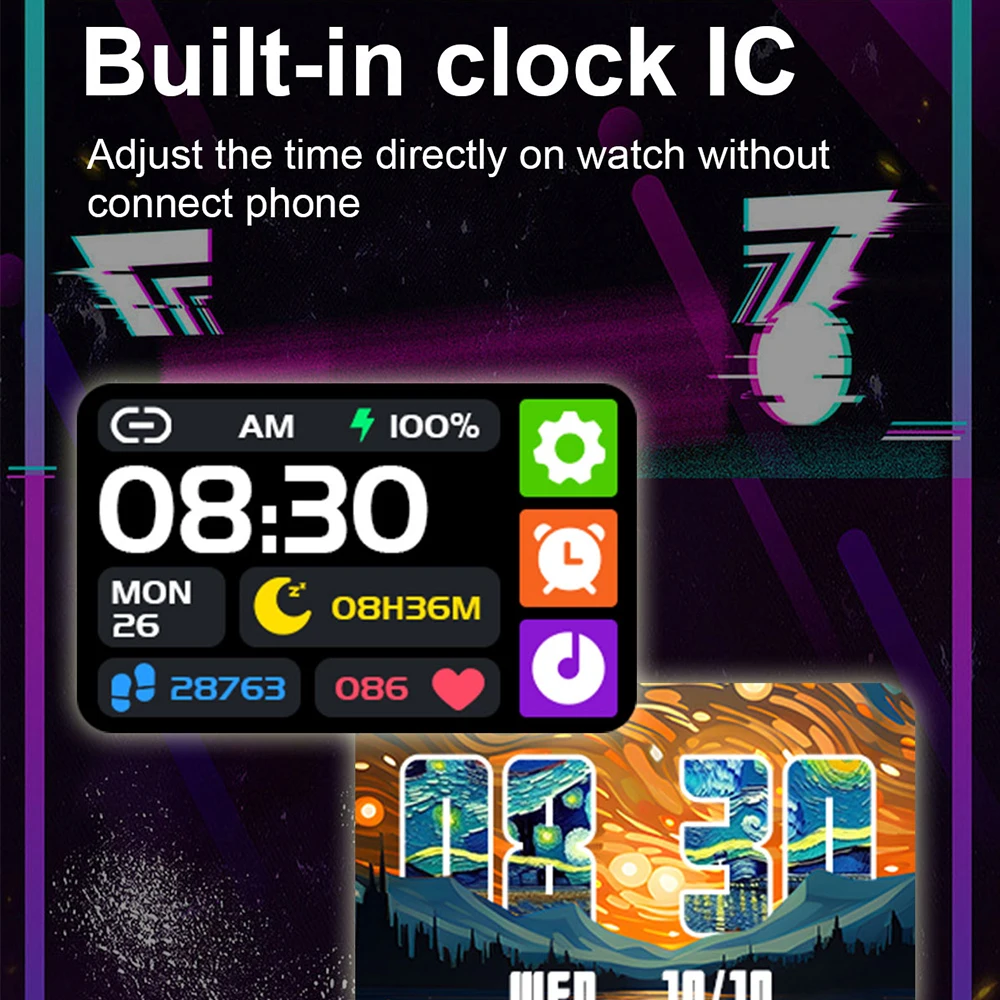 S666 الشباب نمط ساعة ذكية 1.57 "HD اللون عرض موضة الرياضة Smartwatch جهاز تعقب للياقة البدنية في الهواء الطلق بنيت في ساعة IC ساعة