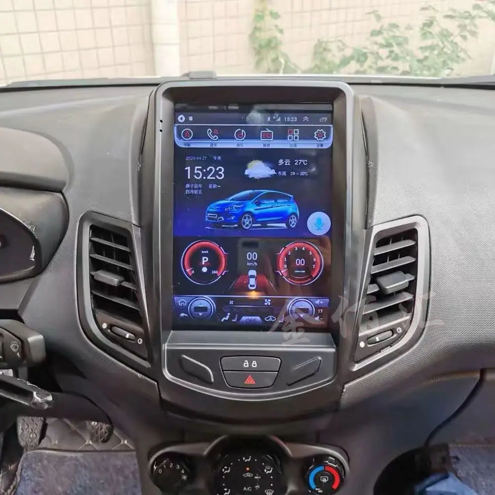 포드 피에스타 MK7 2009 2010 2011 2016 라디오 플레이어, 안드로이드 12 자동차 멀티미디어, 2Din 4G 카플레이, 자동차 스테레오 오디오, 9.7 인치