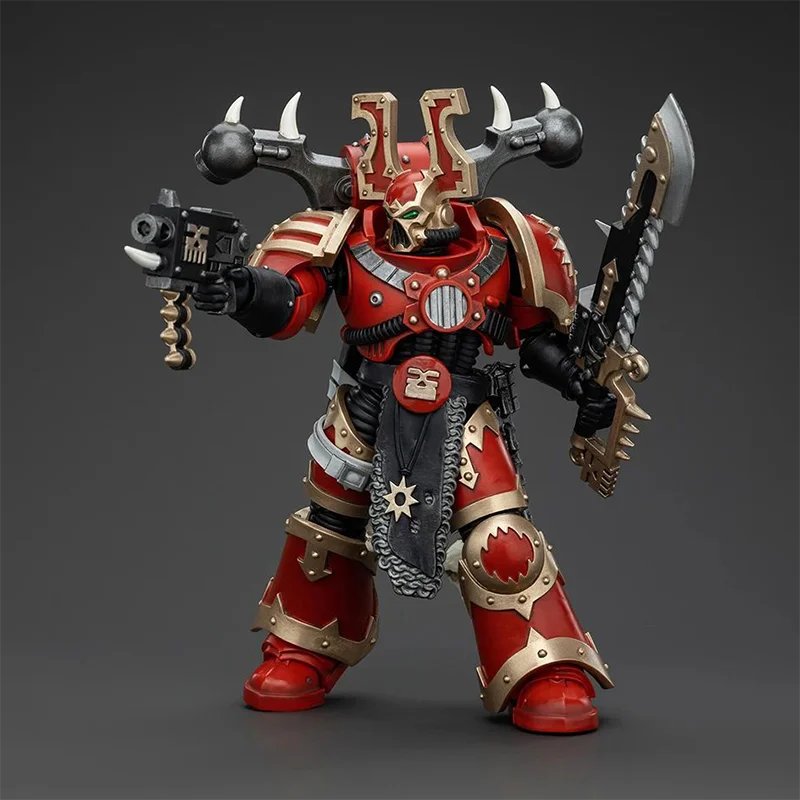 JOYTOY Warhammer 40K World Eaters Action Figure 1/18 Scale Khorne Berzerker ทหารรูปตุ๊กตาของเล่นเครื่องประดับเด็กของขวัญเด็ก