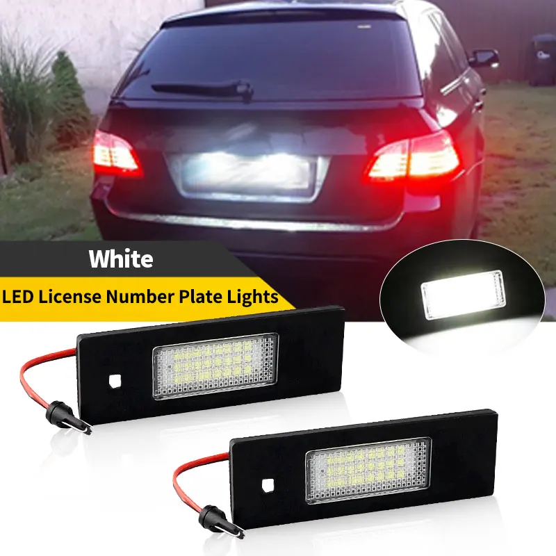 2PCS OEM# 2755711 Led Number License Plate Light for BMW 6 Series Z4 E85 E86 2002-2008 Z4 E89 2009-2016 Gran Coupe 2010-2020