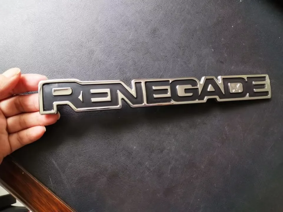 

Vehicle Embleme Emblema Nameplate ABS Plastic Sticker Badge Car Logo For RENEGADE Auto Emblem