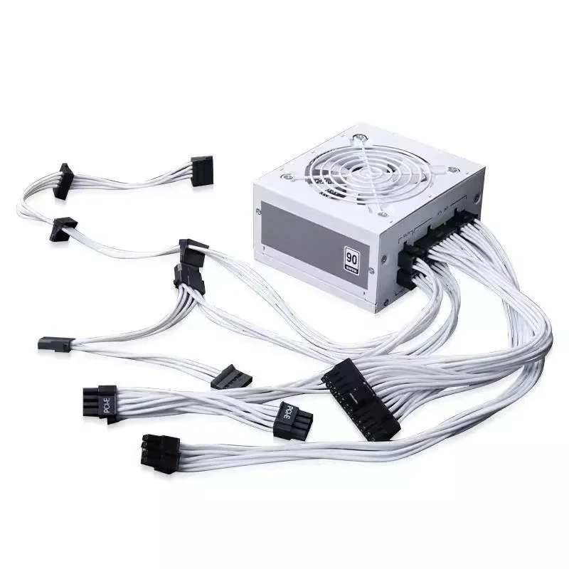 750W 850W Gold 500W 600W Silent Desktop ITX Mini Chassis Power Supply SFX Full Module Pure White