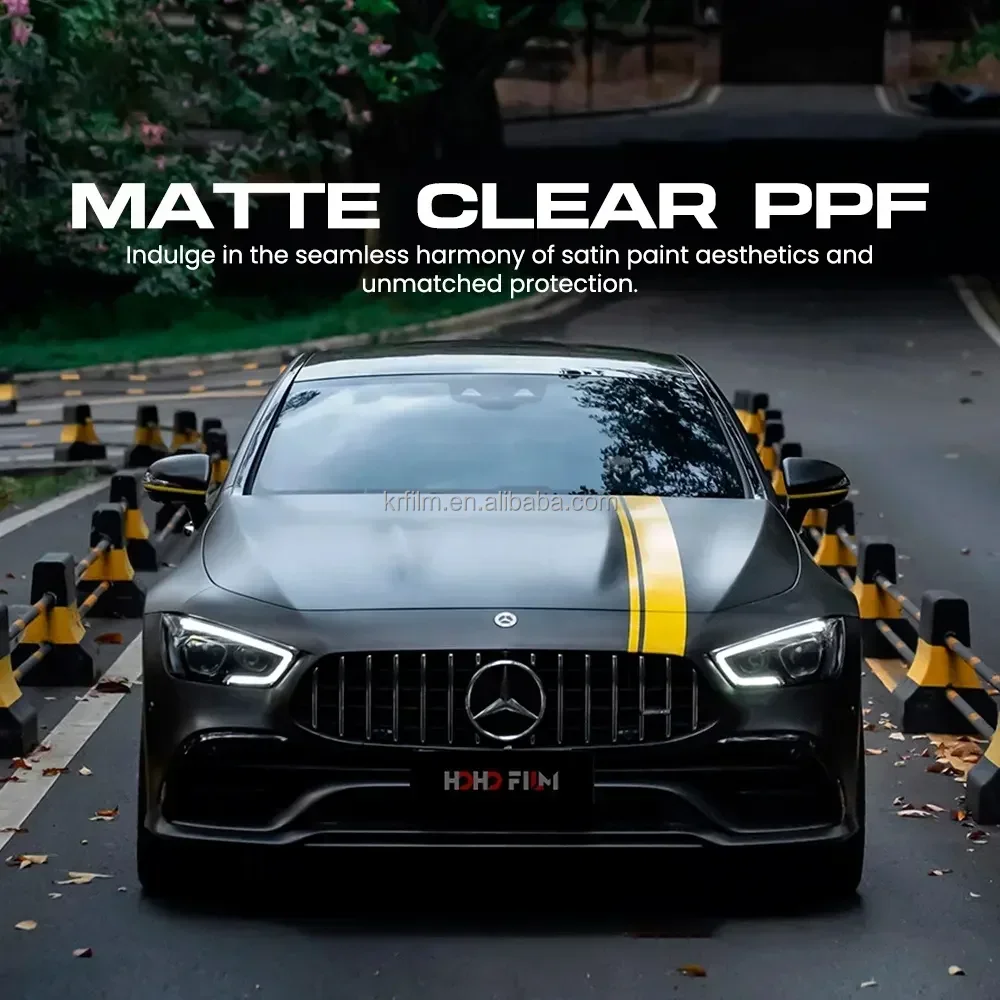 2025 kr filmes de carro 1.52*15m tpu ppf 10 anos de garantia alta transparente 7.5mil auto cura pintura proteção cor clara carro tph