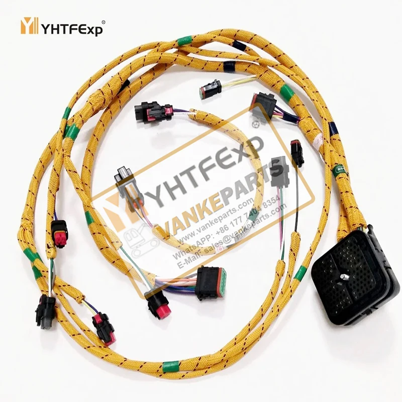 VANKEPARTS EXCAVATOR 374D ENGINE WIRING HARNESS C15 C18 HIGH QUALITY 239-5929