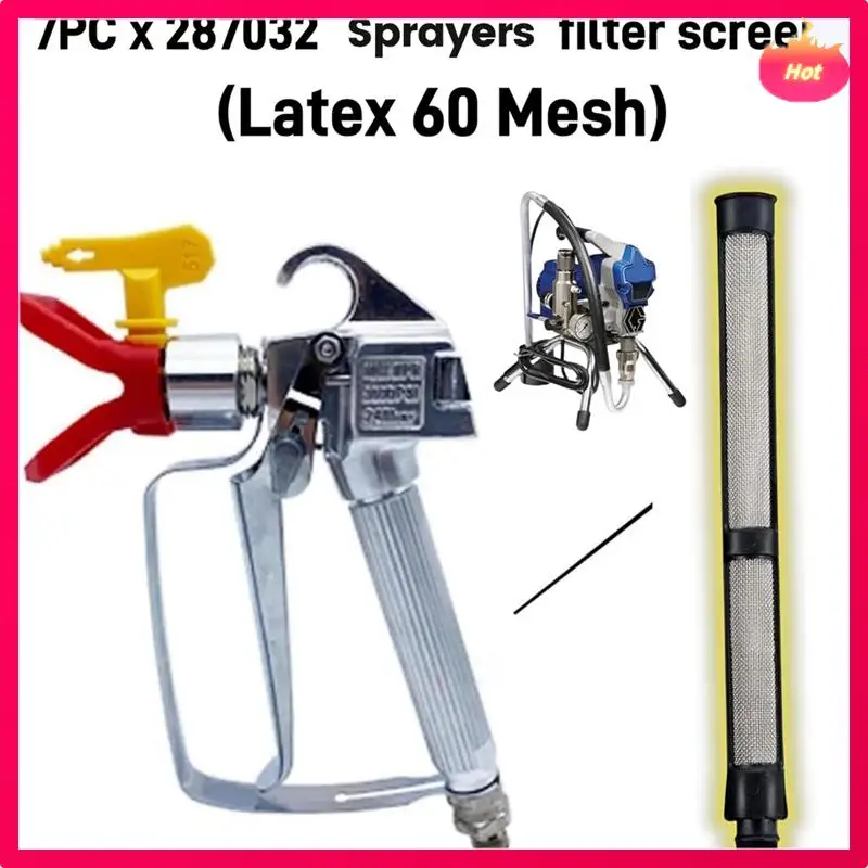 

Airless Paint Sprayer Filters Set,246385 Hose Inlet Strainer Filter,246384 Pump Manifold Filter, 287032 Filter (4+7+7Pk)