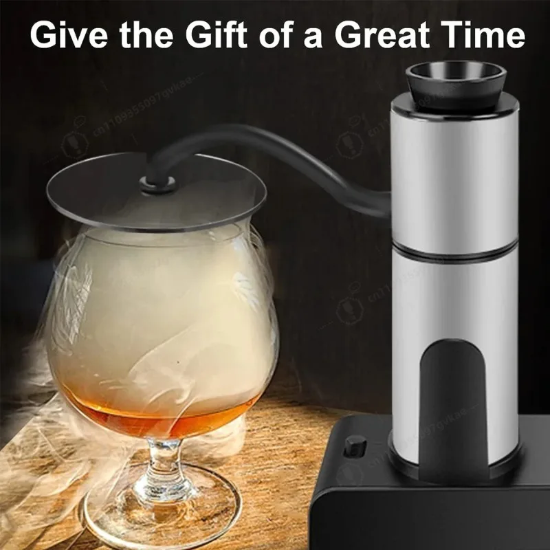 Portable Molecular Cuisine Smoking Gun Smoke Infuser Food Cold Smoke Generator Meat Burn Smokehouse Cooking for BBQ Grill