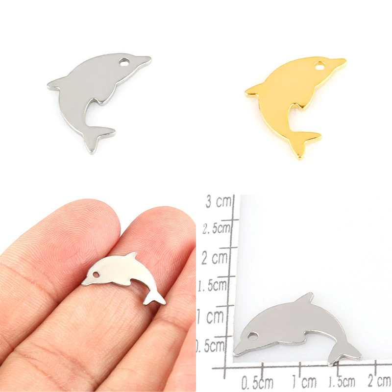 20 pcs/lot Stainless Steel Animals Pendant Suitable For DIY Accessories Pendants Supplies For Jewelry Making