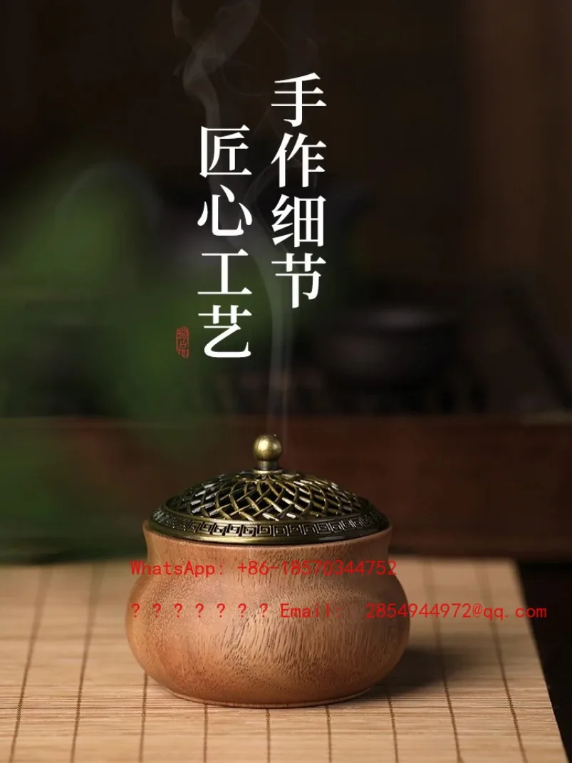 2026 Household Interior Ornament Solid Wood Aromatherapy Stove