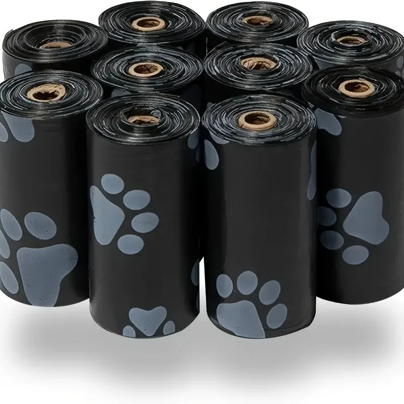 

300 Count/20 Rolls Thick Leak-Proof Dog Poop Bags for Outdoor Walks, Polyethylene Material, Animal Waste Disposal, Black or Gree