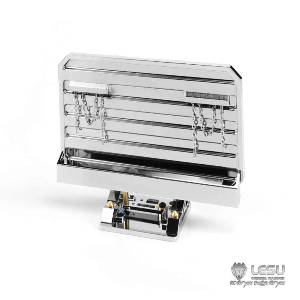 LESU Metall Kabine Hinten Platte Rack Für 1/14 TAMIYA King Hauler RC Traktor Lkw DIY Modell Fahrzeuge Lkw Fernbedienung Autos Spielzeug