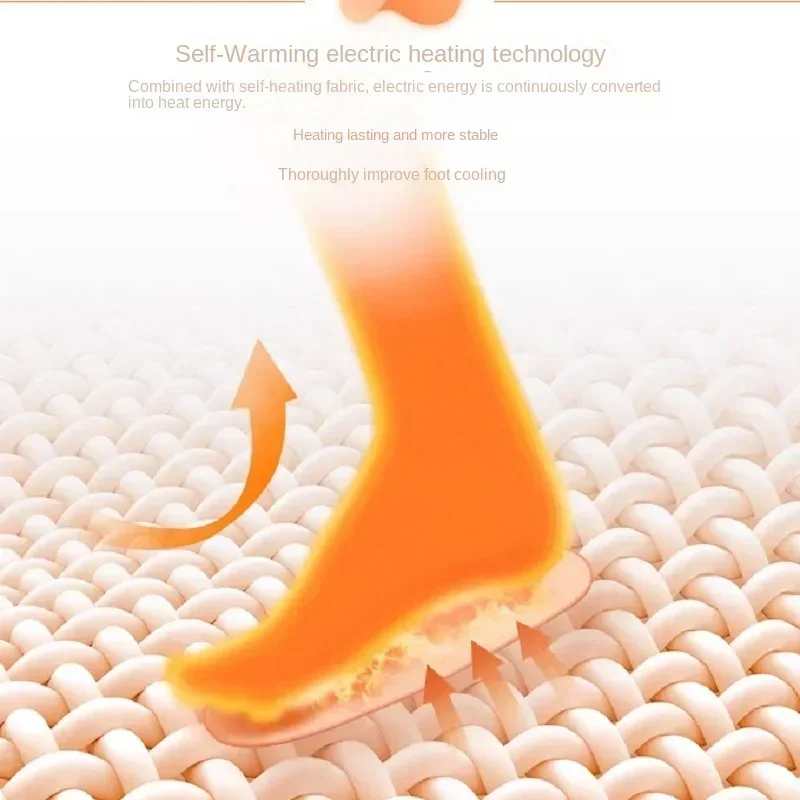 Zimowe skarpety grzewcze 5000mAh skarpety termiczne, elektryczne skarpety narciarskie, elektryczne ocieplenie stóp, sporty narciarskie