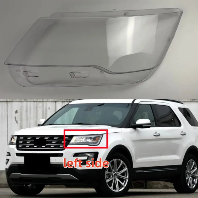 For Ford Explorer 2016 2017 2018 Car Headlight Shell Headlight Cover Headlamp Lens Headlight Glass Auto Shell Cover
