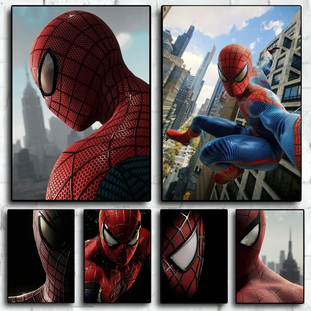 

S-Spider M-Man Poster Paper Print Home Living Room Bedroom Entrance Bar Restaurant Cafe Art Painting Decoration