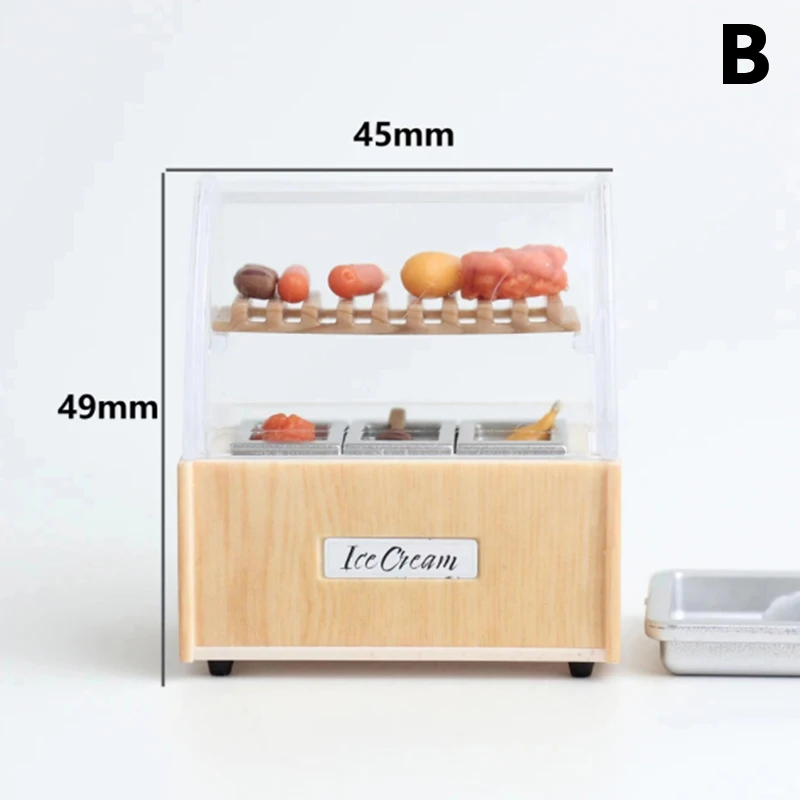 Casa de muñecas en miniatura, simulación de Mini despensa, modelo DIY, accesorios de escena, juguete de decoración