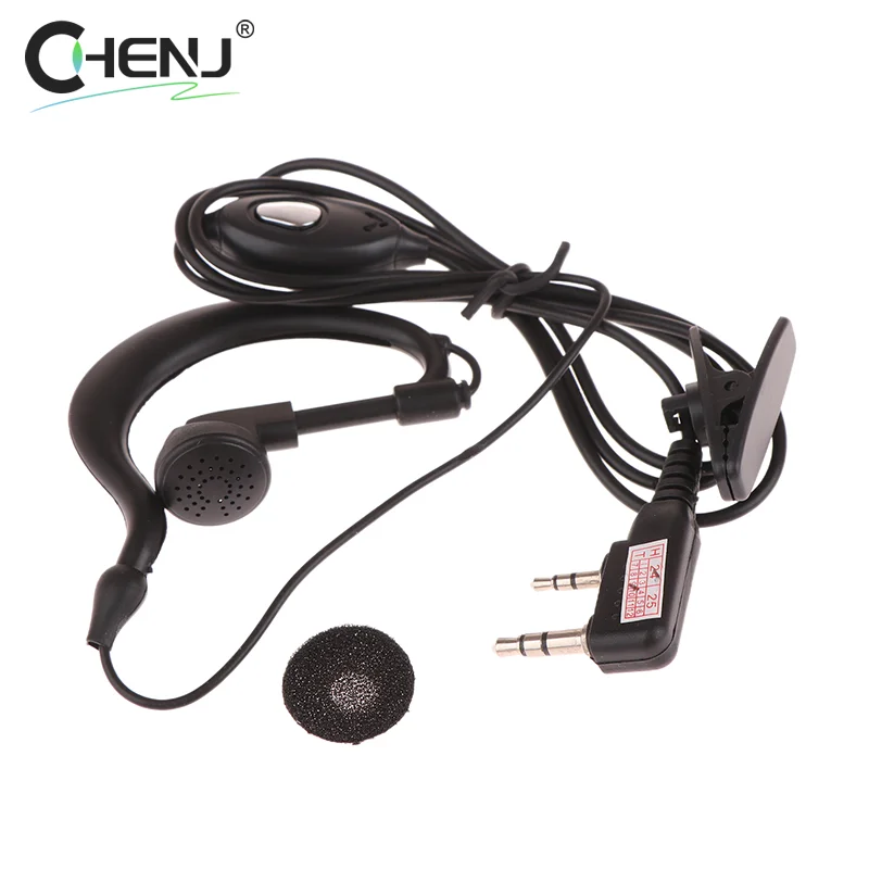 For Baofeng BF-888S UV5R Walkie-Talkie 992 Earwear 2 Pin K Type Walkie Talkie Headset Earphone Wired Two Way Ham Radio Earpiece