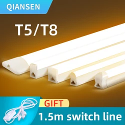 Led Tub Light A220V Under Cabinet Lights For Kitchen 5W 30CM Led Tube Bar For Home Bedroom Closets Kitchen Cupboard Indoor Lamps