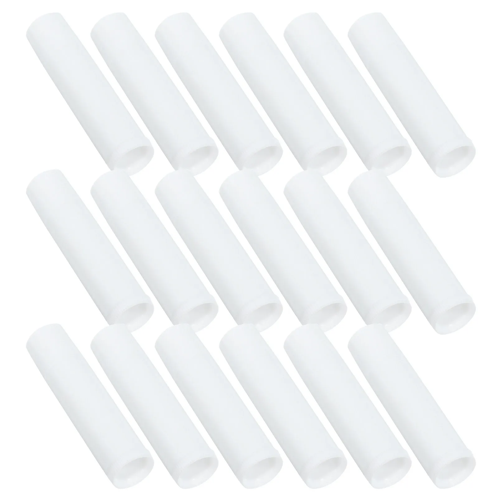 50Pcs Lip Balm Containers Reusable 4G Empty Tubes with Push Up Wheel for DIY Lip Products Transparent White Caps