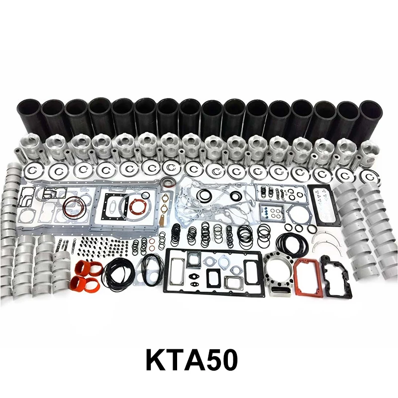 

Cumins KTA50 GS8 QSK60 QSK19 KTA19 K19 Engine Liner Kit Parts Overhaul Repair Kit for Cummins QSK 60