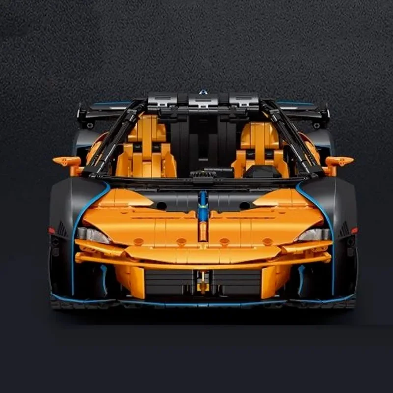 3862Pcs MOC 1:8 Technical SABRE P1 Supercar Scale Building Blocks Model City Racing Sport Car DIY Assemble Toys for Boys Gift