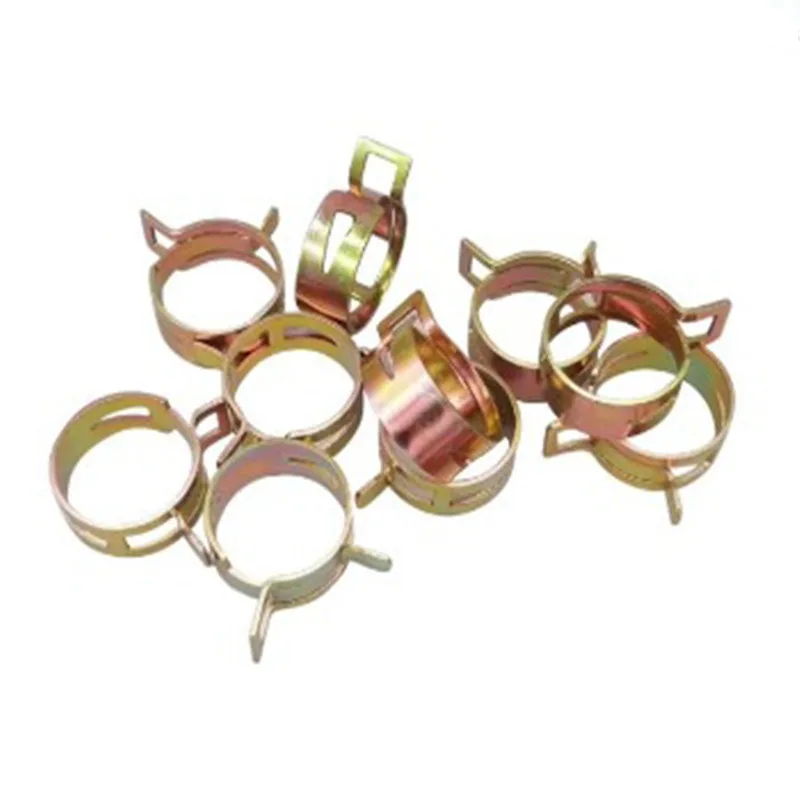 75pcs 6-10mm elastic hose clamp Japanese style throat clamp CPU tube clamp