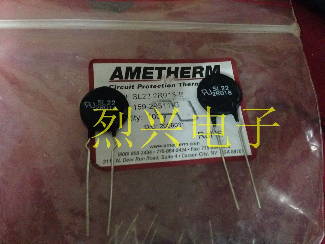 

10pcs/Imported Ametherm NTC thermistor 2ohm 18A SL22-2R018 240Vac, capable of direct shooting