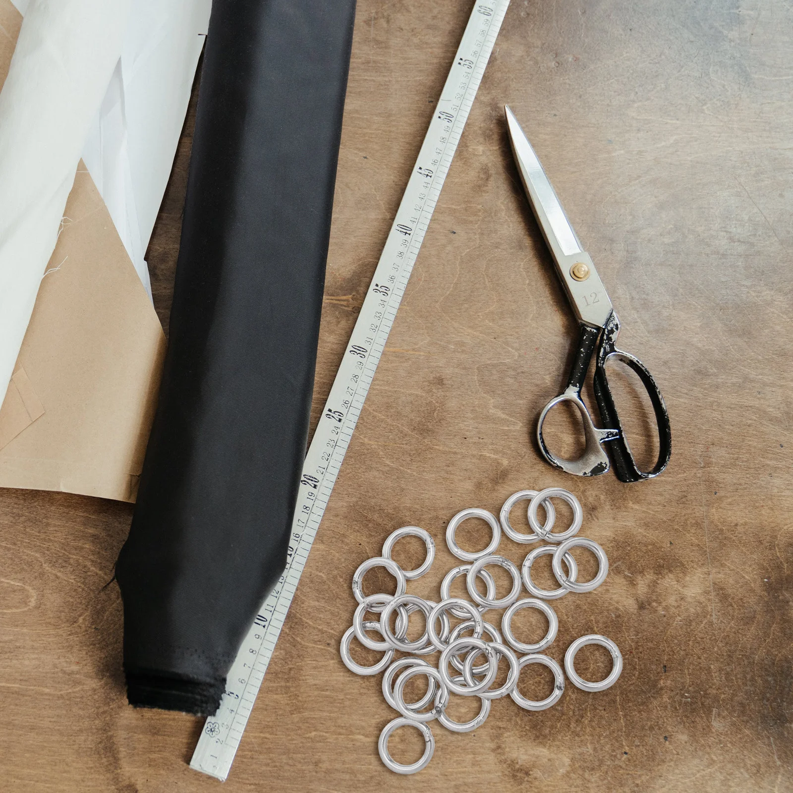 24 قطعة حلقات من الفولاذ المقاوم للصدأ 4 مللي متر الصلبة مغلقة O شكل الأطواق المعدنية لصنع المجوهرات الحرفية زاك لتقوم بها بنفسك مكرامية ديكور ملحومة #5