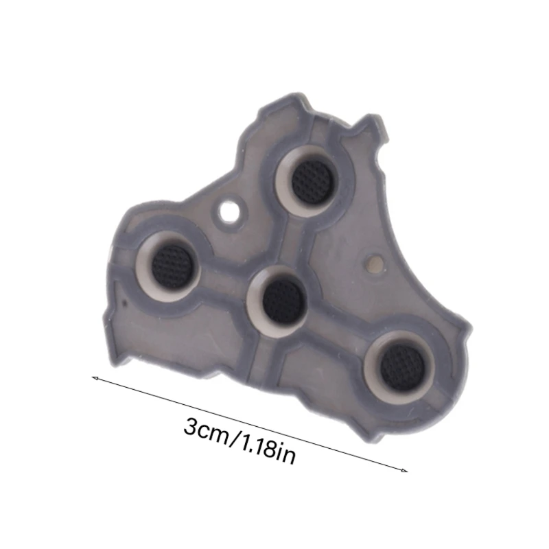 Геймпад, проводящая резиновая накладка, замена для контроллера Gamecube, запасная часть, силиконовая проводящая кнопочная