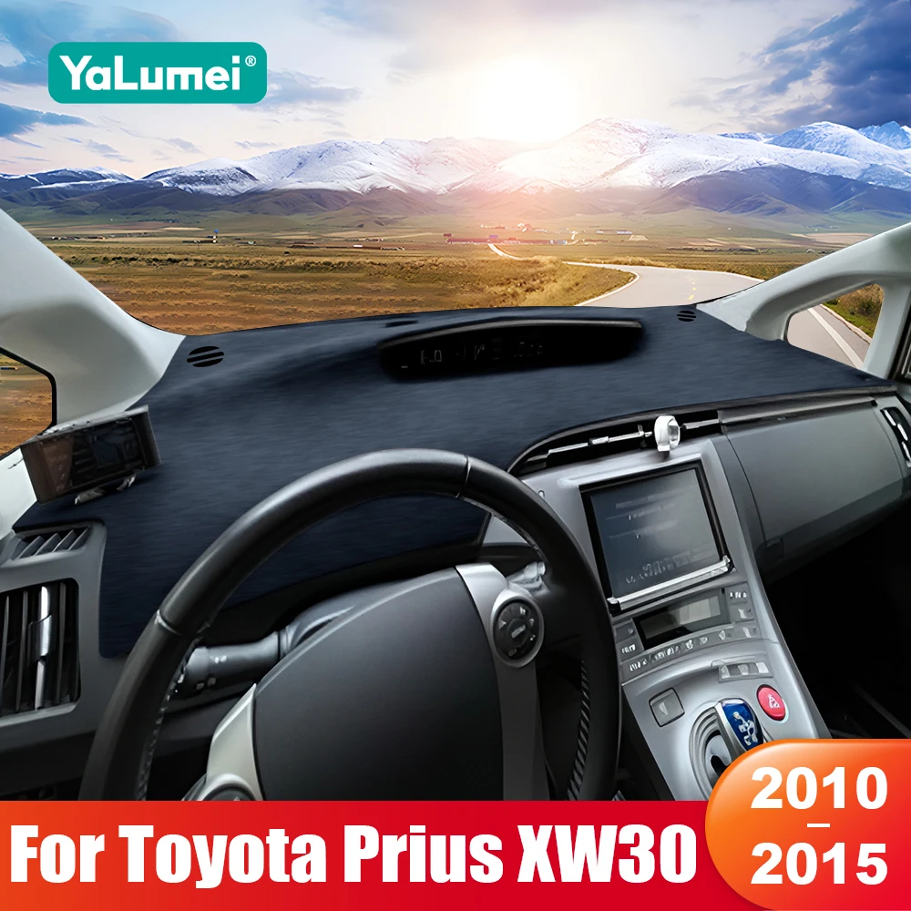 

For Toyota Prius 30 XW30 ZVW30 2010 2011 2012 2013 2014 2015 Car Dashboard Sun Shade Cover Mat Non-slip Pad Accessories