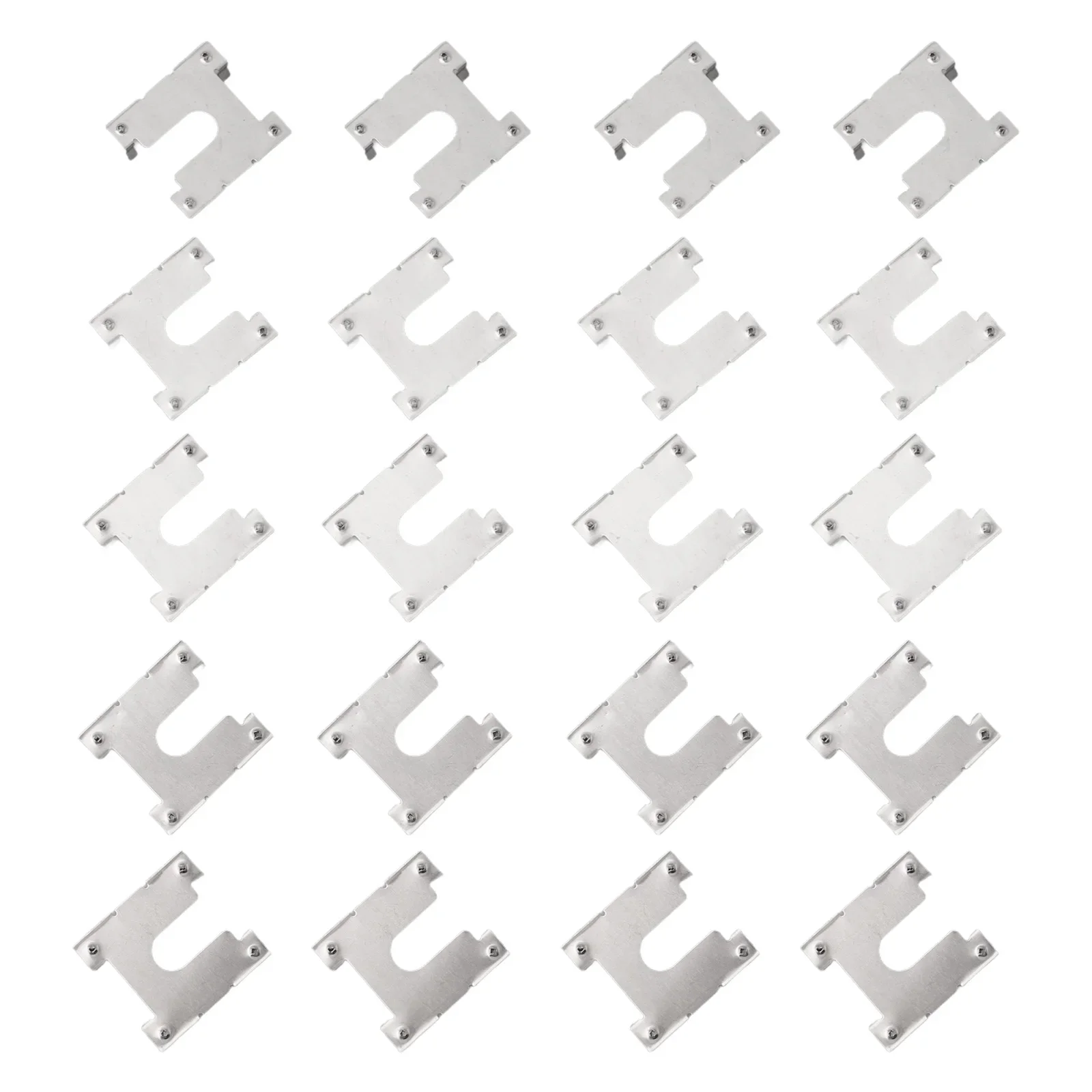 Solar Energy Grounding Lug Exquisite Grounding Clip Photovoltaic Bracket Practical Rail Conductive Sheet Silver PV Roof Fitting