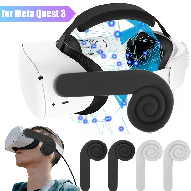 

Наушники для Meta Quest 3 VR, наушники с шумоподавлением, звуковой коллектор, улучшенная гарнитура, наушники для Meta Quest 3