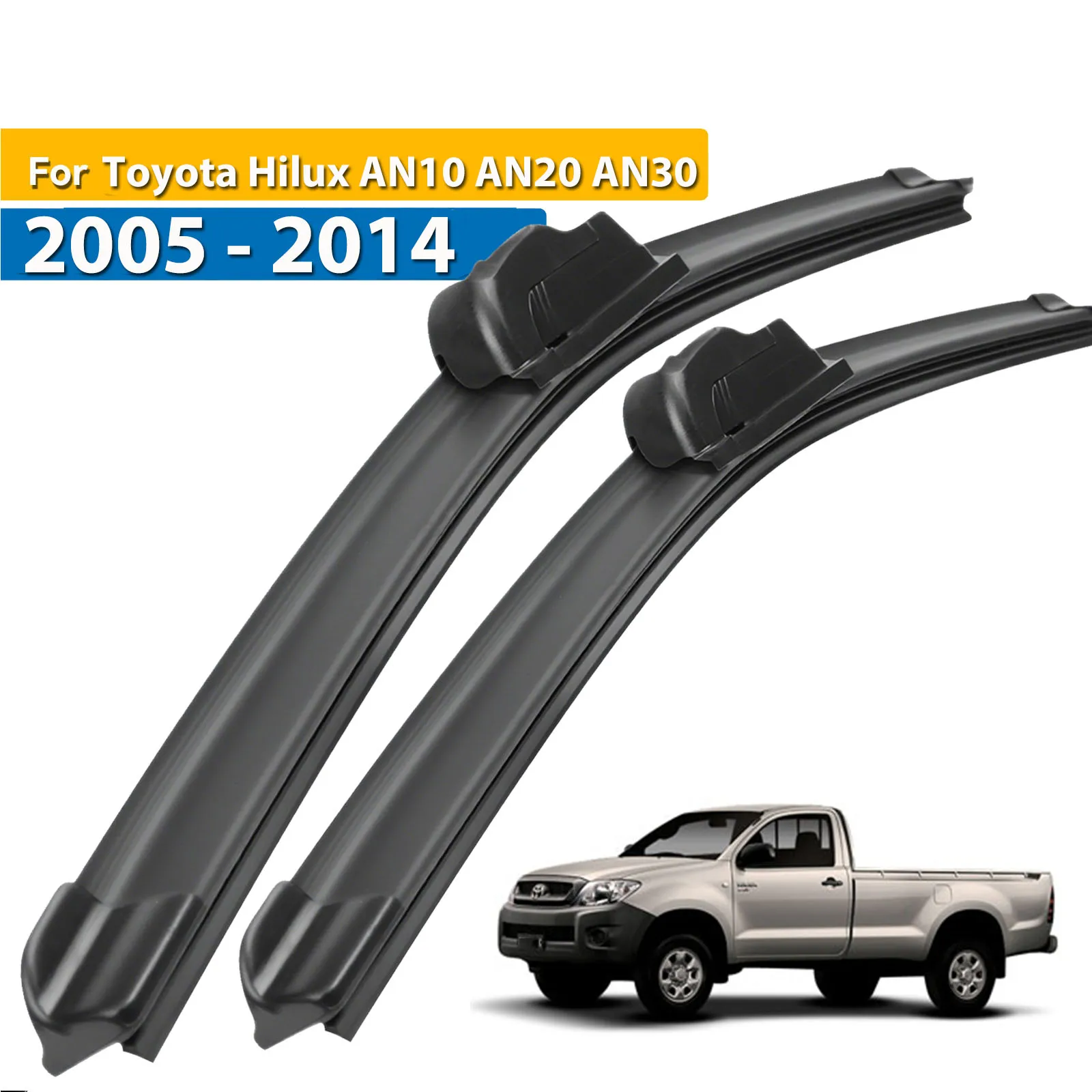

Erick's Wiper LHD Front Wiper Blades For Toyota Hilux AN10 AN20 AN30 2005 - 2014 Windshield Windscreen Window Rain Brush 21"+20"