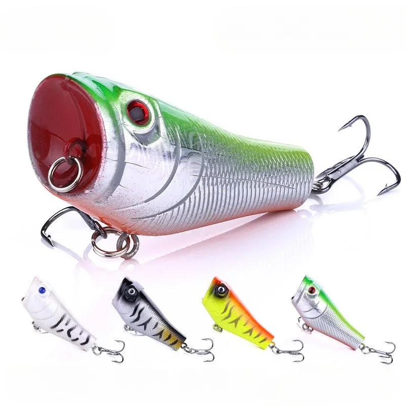 50 мм 7,4 г поверхностные рыболовные приманки-поппер, искусственная приманка для длительного заброса, верхний водный карандаш, приманка для плавания, воблеры для снаряжения для щуки и окуня