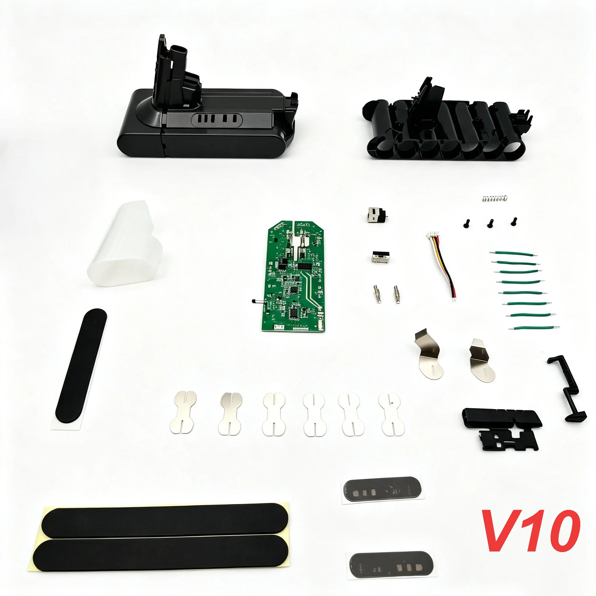 Boîtier en plastique pour batterie au lithium Dyson V10 25.2V, aspirateur Absolute SV12 Fluffy V10, circuit de protection de charge PCB