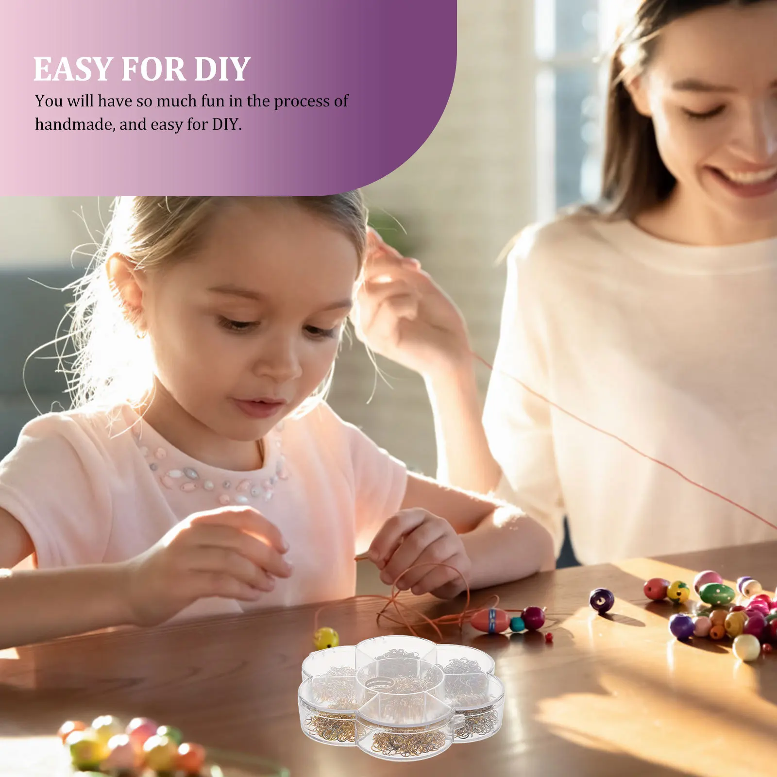 

1820Pcs Split Ring Jewelry Connectors Resistance DIY Craft Necklace Keychain Repair Kit Split Ring