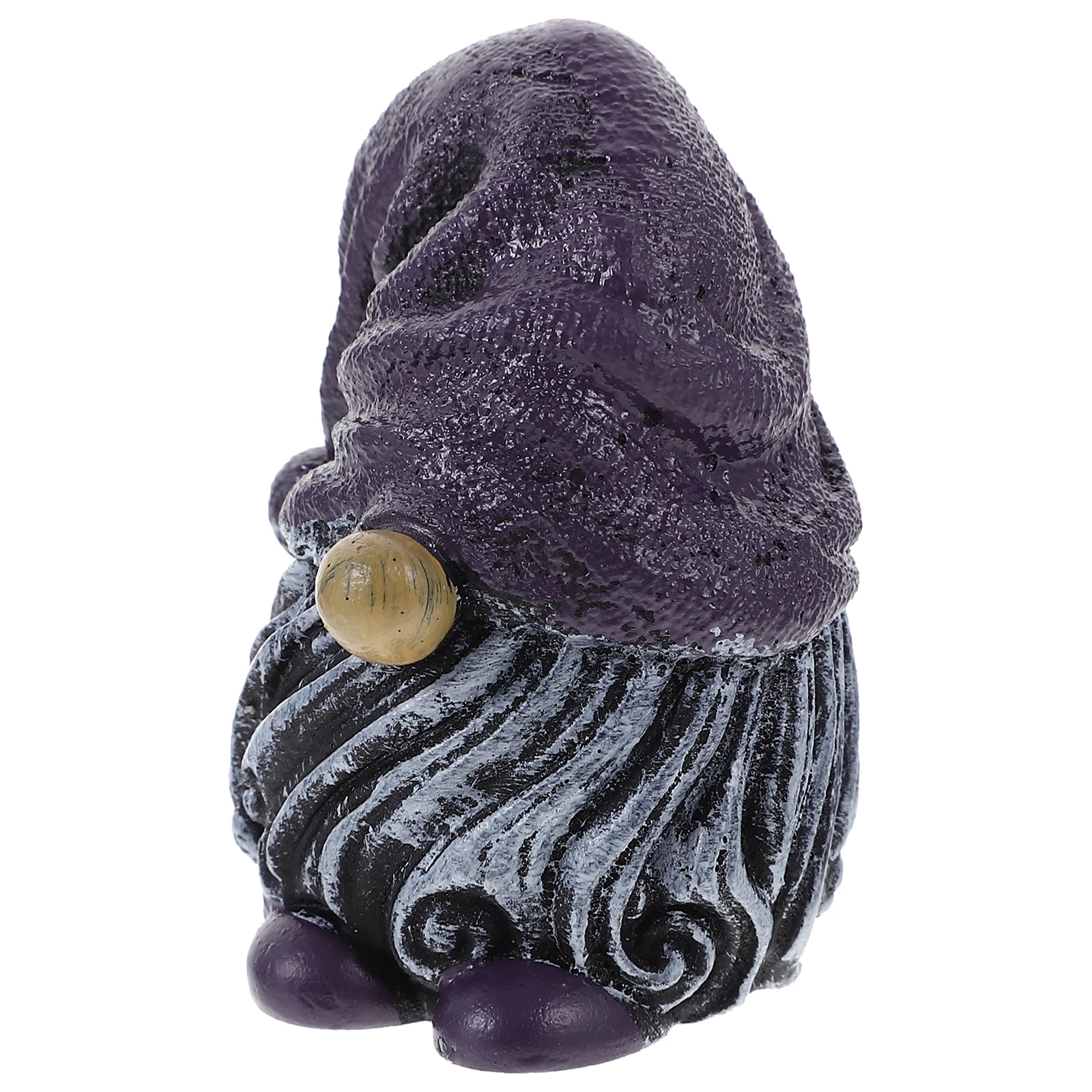 

Christmas Gnome Decoration Blue Bent Hat Mini Resin Gnome Ornament Desktop Sculpture Elder Garden Decorative Piece