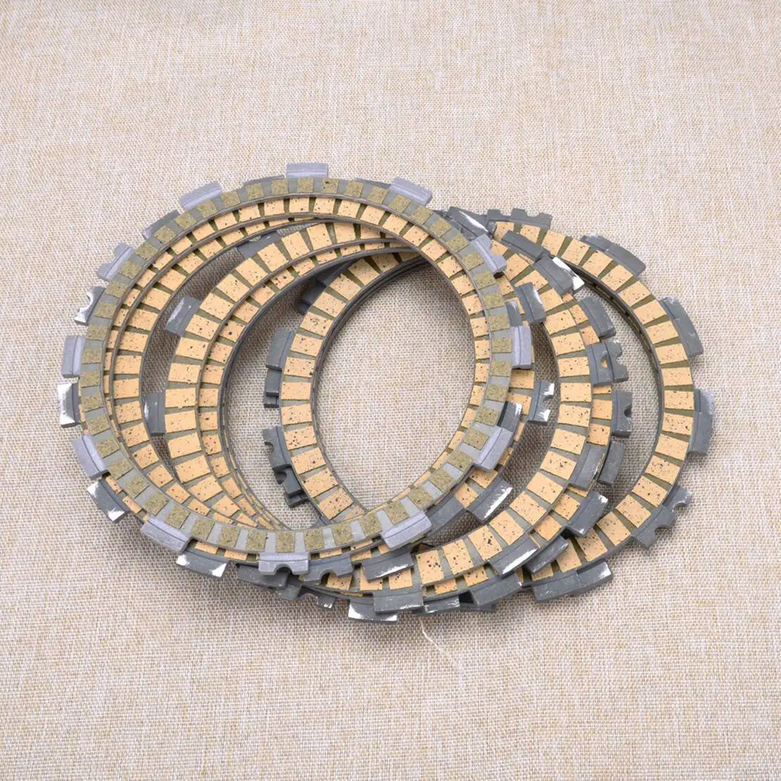 10pcs Motorcycle Clutch Friction Disc Plate Kit Beige fit for BMW S1000RR S1000XR S1000R 2014 2015 2016 2017 2018